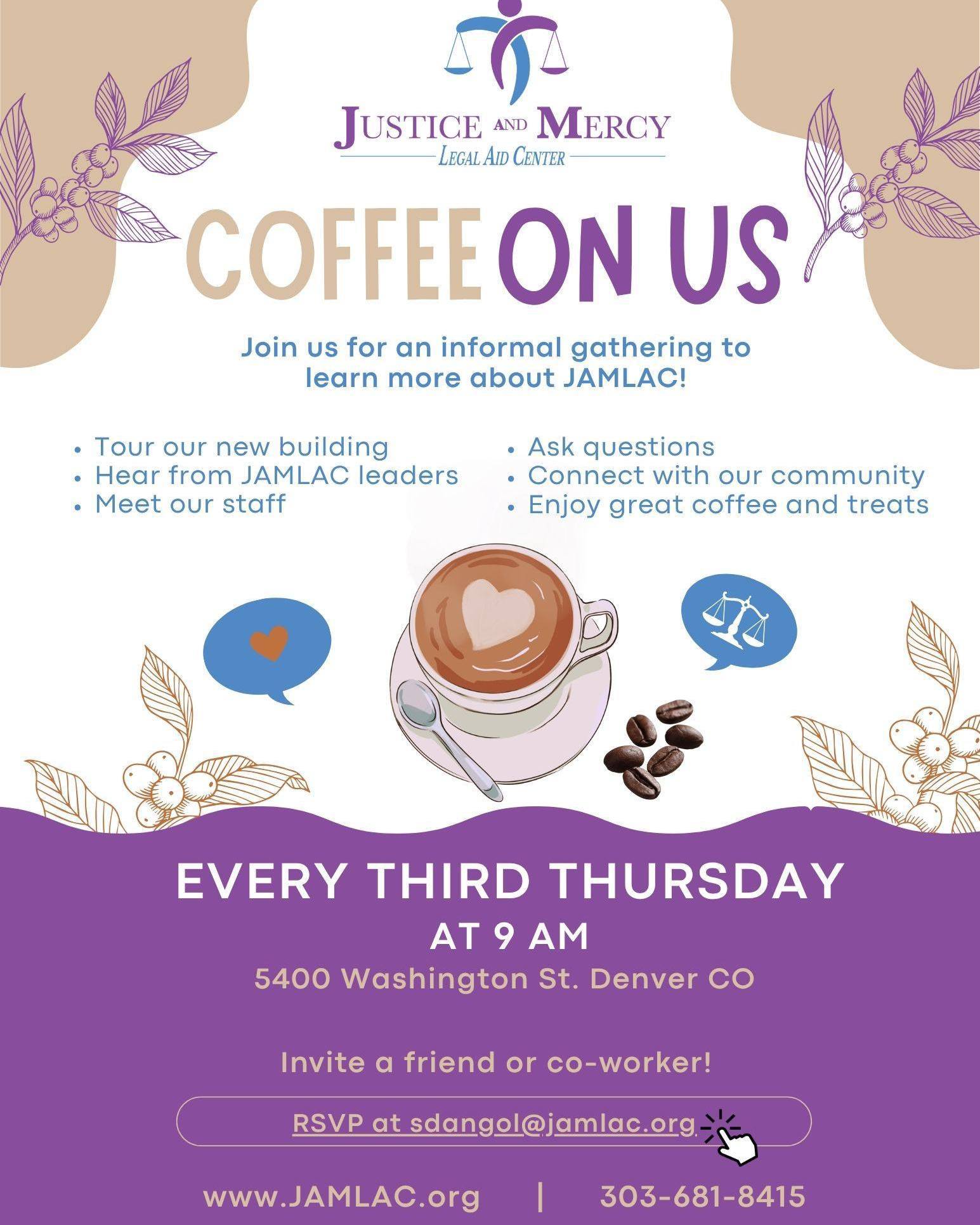 ☕️ We’d love to have coffee with you! Maybe you’ve supported JAMLAC in the past.…